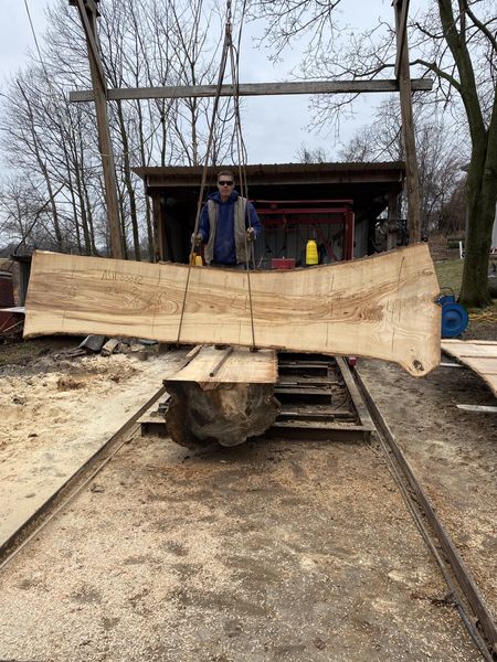 12 Foot Beech Wood Slab 